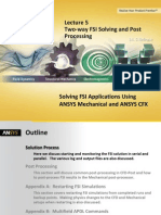 CFX-FSI 14.5 Lect-05 Two Way Solving Post