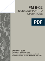 Signal Support To Operations: JANUARY 2014