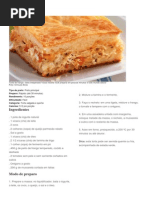 Receitas de Frango Torta