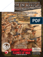 FoW: Mid War British Africa Intelligence Briefing