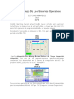 Línea Del Tiempo de Los Sistemas Operativos