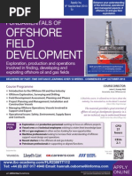 Fundamentals of Offshore Field Development - TT112