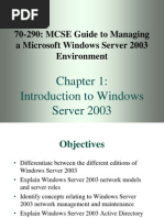 70-290: MCSE Guide To Managing A Microsoft Windows Server 2003 Environment