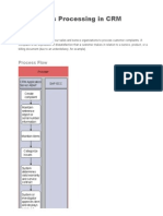 Complaints Processing in CRM (SAP Library - Reverse Logistics For New Parts and Exchange Parts)