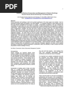 Factors of Effective Conservation and Management of Historic Buildings Gerryshom Munala, Bernard Otoki Moirongo, & Paul Mwangi Maringa Jomo Kenyatta University of Agriculture and Technology, P.O. Box 62000 – 00200, Nairobi, Kenya,Email: : munalag@yahoo.com, bmoirongo@yahoo.com, pmmaringa@yahoo.co.uk, published vol 1 (1) 2006 of the African Journal of Design & Construction (AJDC)