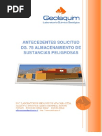 Bodega Almacenamiento Insumos Quimicos