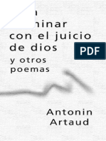 Antonin Artaud - para Terminar Con El Juicio de Dios