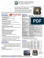 CLX Online Chlorine Analyzer Brochure - HF Scientific 20040 