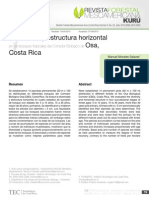 Diversidad y Estructura Horizontal en Los Bosques Tropicales Del Corredor Biológico de Osa, Costa Rica PDF