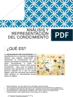 Análisis y Representación Del Conocimiento