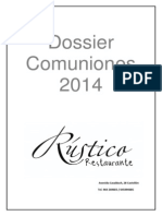 Dossier Comuniones Rustico