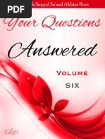 Your Questions Answered Volume 6 - Allamah Sayyid Sa'eed Akhtar Rizvi - XKP