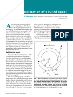 Acceleration of A Pulled Spool