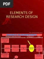 Lesson No 5 Elements of Research Design