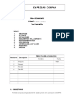 Procedimiento Topografía