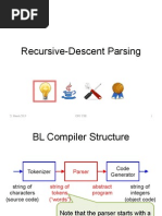 Recursive Descent Parser