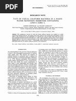 Fate of Faecal Coliform Bacteria in A Waste Water Retention Reservoir Containing Lemna Gibba L.