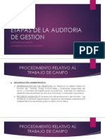 Etapas de La Auditoria de Gestion