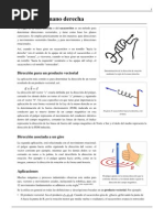 Regla de La Mano Derecha