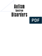 Autism Spectrum Disorders-A Handbook For Parents and Professionals 2007