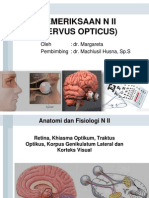 Pemeriksaan Nervus II MAR