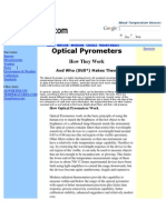 Optical Pyrometers: How They Work