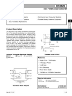 Rf2125 Linear Amplifier