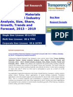 Green Building Materials Market - Global Industry Analysis, Size, Share, Growth, Trends and Forecast, 2013 - 2019