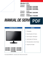 9619 Samsung S22A300B-N S23SA300B-N S24A300B-BL Chassis WDM1 Monitor LED Manual de Servicio