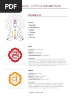 Big Book of Yoga - Chakra Descriptions