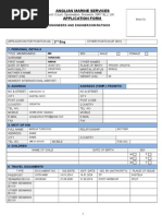 Application Form - Engineering