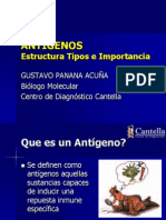 ANTÍGENOS. Estructura Tipos e Importancia