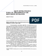 Adolfo Chorny El Enfoque Estrategico para El Desarrollo de Recursos Humanos