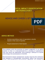 Lecture-11-ENVIRONMENTAL IMPACT IDENTIFICATION METHODOLOGIES PDF