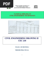 Cec 210-Civil Engineering Drawing II