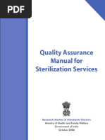 1 Quality Assurance Manual For Sterilisation Services