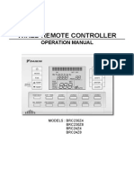 Daikin Zone Controller User Manual