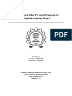 Solar PV Pumping Survey