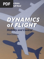 Dynamics of Flight Stability and Control