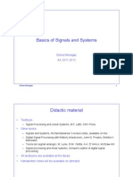 Basics of Signals and Systems