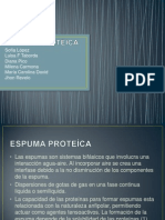 Espuma Proteica. 1