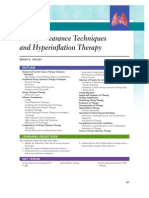 Airway Clearance Techniques and Hyperinflation Therapy Walsh Chapter 12