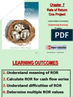 Chapter 7 - ROR Analysis For A Single Alternative