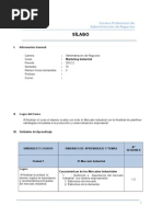 Syllabus - Marketing Industrial