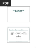 2.1basic Assemblers Functions