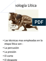 Tecnología Lítica