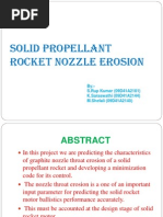 Solid Propellant Rocket Nozzle Erosion