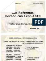 Reformas Borbonicas y Cultura