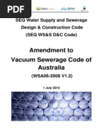 SEQ Amendment To Vacuum Sewerage Code