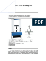 Three Point Bending Test